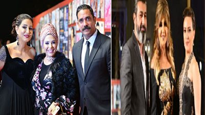 بالصور.. يوسف الشريف وصابرين وغادة عادل يصلون حفل دير جيست