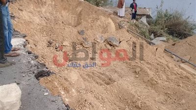 بالصور.. هبوط أرضي مفاجئ بالطريق الدائري بالإسكندرية تزامنا مع احتفالات أعياد الميلاد