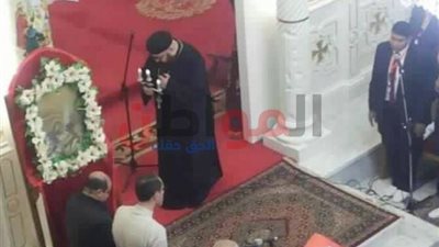 بالصور.. بدء الاحتفال بقداس عيد الميلاد المجيد من مارجرجس بطنطا