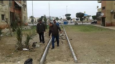 صور| حملات مكبرة لإزالة الإشغالات بأحياء بورسعيد