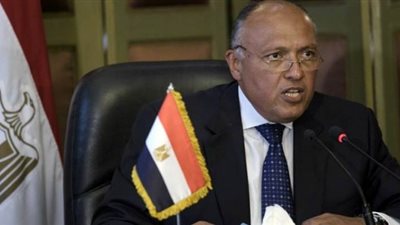 سامح شكري يجري اجتماع مغلق مع زوير خارجية جيبوتي 