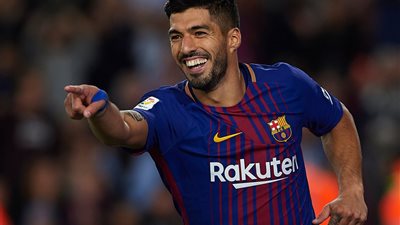 سواريز يقود هجوم برشلونة أمام إسبانيول بموقعة الكأس