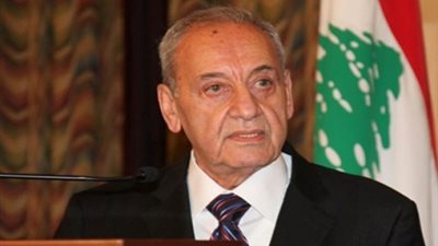 رئيس مجلس النواب اللبناني يستعرض مع مسئولين أمميين الأوضاع في لبنان والمنطقة