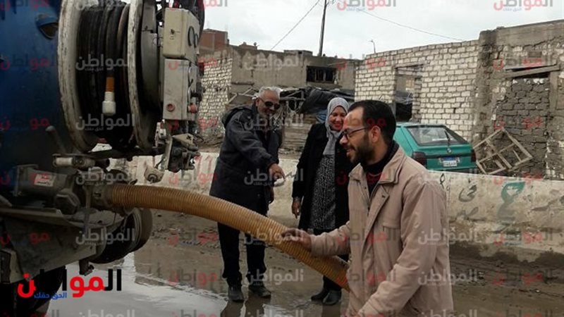 شفط تجمعات المياه