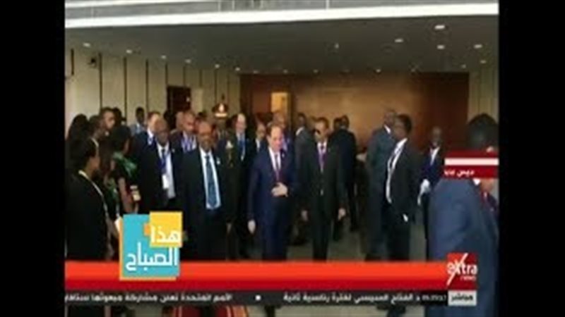 وصول الرئيس السيسي