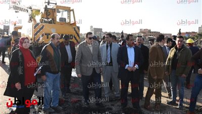 صور| محافظ الإسكندرية يوجه بصرف تعويضات لأهالي ضحايا 