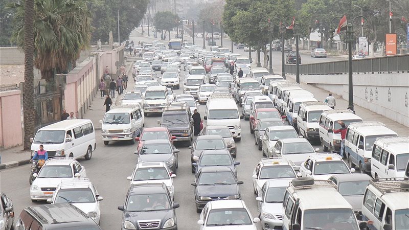 الحالة المرورية لشوارع