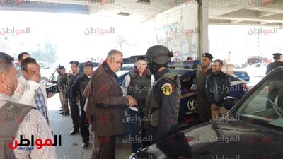 مدير أمن الفيوم يتفقد الخدمات الأمنية بالمحافظة