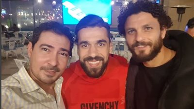  صورة| محمد بركات ينشر صورة غامضة مع غالى و السعيد