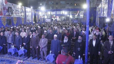 صور وفيديو| مؤتمر حاشد بنجع حمادي لحث المواطنين على المشاركة في الانتخابات الرئاسية 2018