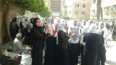 صور| تلاميذ الدقهلية ينظمون مسيرات 