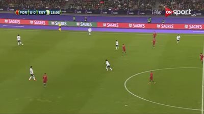فيديو| رونالدو يتلاعب بالسعيد في لقاء مصر والبرتغال  