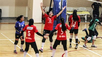 ناشئات الأهلي بطلات الجمهورية للطائرة