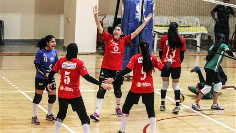 ناشئات الاهلى لكرة