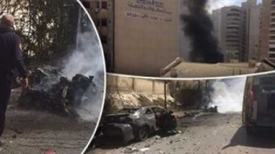 الأمن.. يرفع بقايا سيارات تفجير الإسكندرية بعد معاينة النيابة