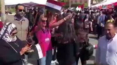 انتخابات الرئاسة 2018.. فيديو| توافد الناخبين بمدرسة الاجتهاد بمصر القديمة