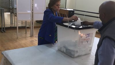 ميرفت التلاوي عقب تصويتها فى انتخابات الرئاسة 2018: 