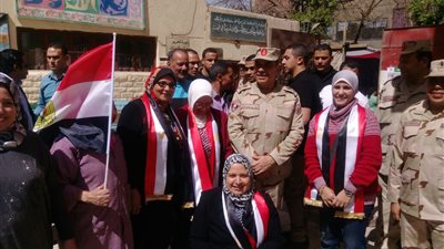 اللواء أركان حرب أيمن عمر يتفقد لجان انتخابات الرئاسة 2018 بمصر الجديدة 