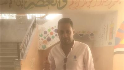 ياسر رضون يدلى بصوته في انتخابات الرئاسة المصرية 2018
