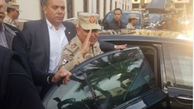 الفريق أول صدقي صبحي يتابع سير انتخابات الرئاسة المصرية 2018 بالدقي والعجوزة 