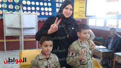 زوجة الشهيد الوتيدي تشارك في الانتخابات الرئاسية 2018 بميت غمر