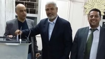 جمال عبد الحميد يدلى بصوته فى الانتخابات الرئاسية 2018