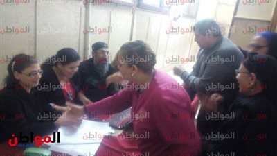 بوابة المواطن داخل لجنة كنيسة القديسة مارينا بشبرا في أول أيام انتخابات الرئاسة 2018