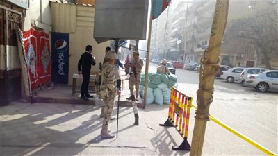 إجراءات أمنية مشددة أمام لجان انتخابات الرئاسة المصرية بالغربية