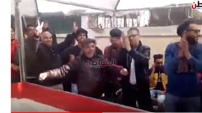 طوابير أمام لجان الزمالك ورقص احتفالا بـ انتخابات الرئاسة 2018