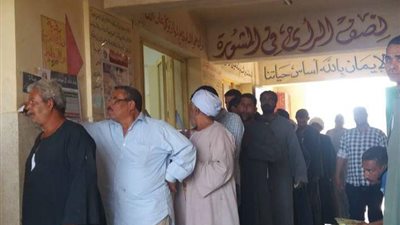 لجان الانتخابات الرئاسية 2018 بأسوان تشهد حشد كبير أمام اللجان (صور)