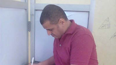 سعد صديق يدلى بصوته في الانتخابات الرئاسية 2018