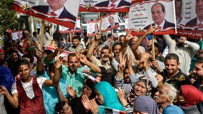 أهالي الهرم عقب تصويتهم للسيسي في الانتخابات المصرية 2018 : 