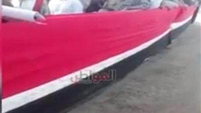 إقبال المواطنين على مدرسة السادات في الزاوية للتصويت في انتخابات الرئاسة المصرية 2018