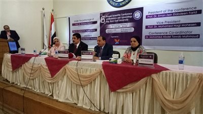 انطلاق فعاليات المؤتمر السادس لقسم النساء والتوليد بجامعة بني سويف (صور)