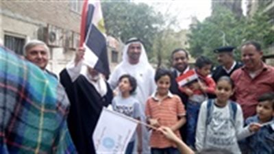 جولة لرئيس المجلس الدولي للتسامح فى لجان الانتخابات المصرية 2018 بالمعادي