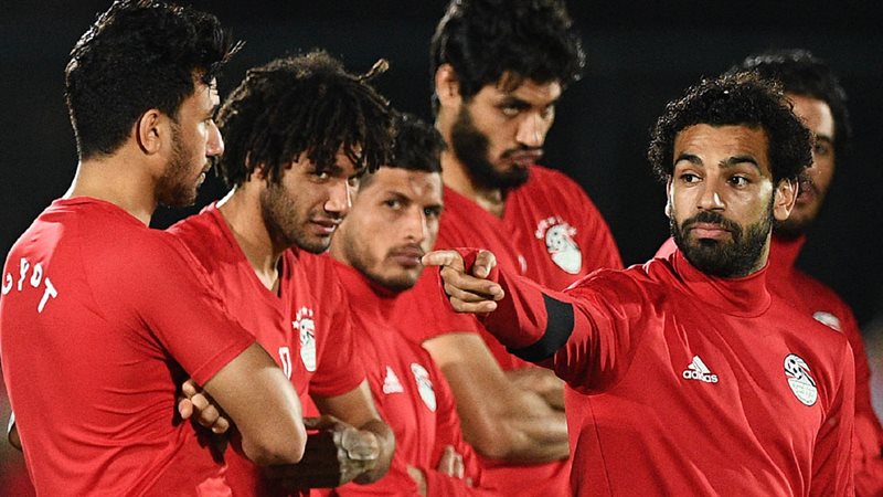 لاعبو المنتخب المصري