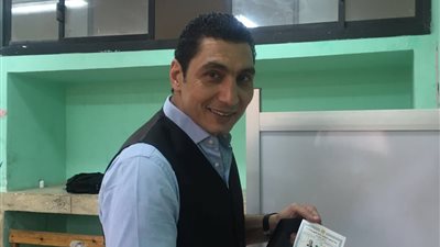 جوهر نبيل يدلى بصوته في الانتخابات الرئاسية 2018
