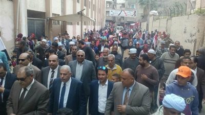 صور| مسيرات حاشدة يقودها نواب الإسكندرية لحث المواطنين على المشاركة في الانتخابات الرئاسية