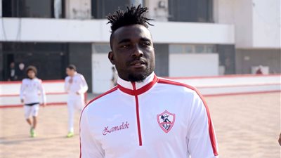 نانا بوكو يخضع لتدريبات تأهيلية بمران الزمالك