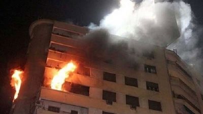 النيران تلتهم محتويات شقة سكنية بالحوامدية