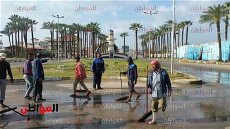 رفع تراكمات مياه