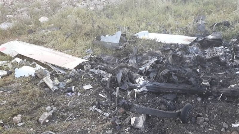 سقوط طائرة تجسس
