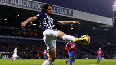 حجازي أساسي في مباراة وست بروميتش أمام بيرنلي