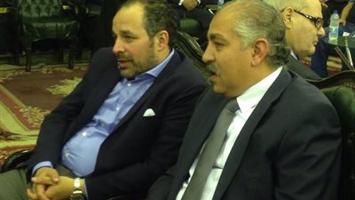  رئيس شركة برزنتيشن يقدم واجب العزاء في والدة إيهاب لهيطة 