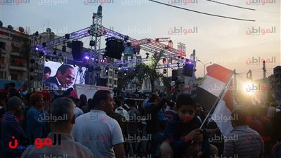 فيديو| المصريون يحتفلون بفوز السيسي في انتخابات الرئاسة 2018 بروكسي