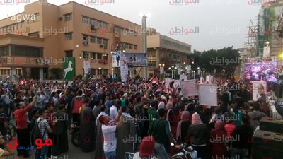 صور| أهالي الشرقية يرقصون على الأغاني الوطنية احتفالا بفوز الرئيس السيسي