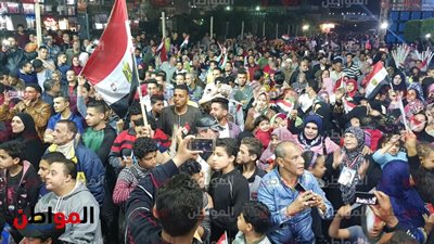 احتفالات حاشدة بمدن البحيرة بفوز الرئيس بفترة رئاسة ثانية
