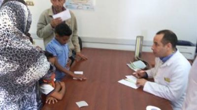 استمرار القوافل الطبية التابعة لوزارة الداخلية بقرية أبو صويرة براس سدر 