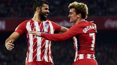 كوستا وجريزمان يقودان هجوم اتليتكوا مدريد أمام سبورتينج