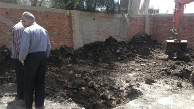 صور| التصدى لحالة تعدِ على أرض زراعية بقرية الغنيمية فارسكور 
